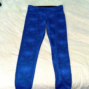 TUFF ATHLETIC workout leggings. New, full length. Zipper pocket in waistband.